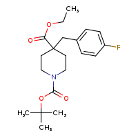 1-tert-butyl 4-ethyl 4-[(4-fluorophenyl)methyl]piperidine-1,4-dicarboxylate