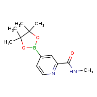 N-methyl-4-(4,4,5,5-tetramethyl-1,3,2-dioxaborolan-2-yl)pyridine-2-carboxamide