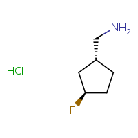 1-[(1R,3R)-3-fluorocyclopentyl]methanamine hydrochloride