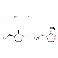 1-[(2R,3S)-2-methyloxolan-3-yl]methanamine 1-[(2S,3R)-2-methyloxolan-3-yl]methanamine dihydrochloride