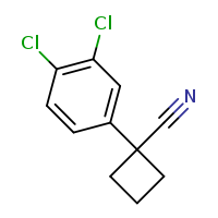 1-(3,4-dichlorophenyl)cyclobutane-1-carbonitrile