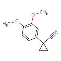 1-(3,4-dimethoxyphenyl)cyclopropane-1-carbonitrile