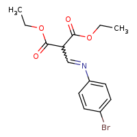 1,3-diethyl 2-{[(4-bromophenyl)imino]methyl}propanedioate
