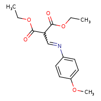 1,3-diethyl 2-{[(4-methoxyphenyl)imino]methyl}propanedioate