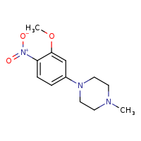 1-(3-methoxy-4-nitrophenyl)-4-methylpiperazine
