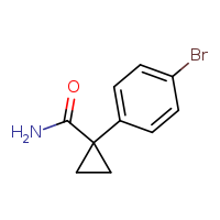1-(4-bromophenyl)cyclopropane-1-carboxamide