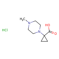 1-(4-methylpiperazin-1-yl)cyclopropane-1-carboxylic acid hydrochloride