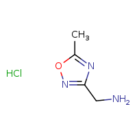 1-(5-methyl-1,2,4-oxadiazol-3-yl)methanamine hydrochloride