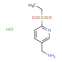 1-[6-(ethanesulfonyl)pyridin-3-yl]methanamine hydrochloride
