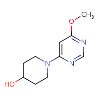 1-(6-methoxypyrimidin-4-yl)piperidin-4-ol