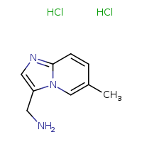 1-{6-methylimidazo[1,2-a]pyridin-3-yl}methanamine dihydrochloride