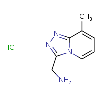 1-{8-methyl-[1,2,4]triazolo[4,3-a]pyridin-3-yl}methanamine hydrochloride