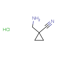 1-(aminomethyl)cyclopropane-1-carbonitrile hydrochloride