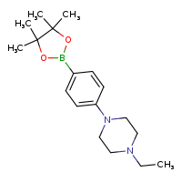 1-ethyl-4-[4-(4,4,5,5-tetramethyl-1,3,2-dioxaborolan-2-yl)phenyl]piperazine