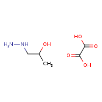 1-hydrazinylpropan-2-ol; oxalic acid
