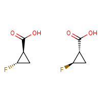 (1R,2S)-2-fluorocyclopropane-1-carboxylic acid; (1S,2R)-2-fluorocyclopropane-1-carboxylic acid