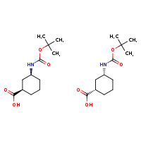 (1R,3S)-3-[(tert-butoxycarbonyl)amino]cyclohexane-1-carboxylic acid; (1S,3R)-3-[(tert-butoxycarbonyl)amino]cyclohexane-1-carboxylic acid