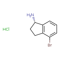 (1S)-4-bromo-2,3-dihydro-1H-inden-1-amine hydrochloride