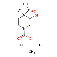 1-(tert-butoxycarbonyl)-3-hydroxy-4-methylpiperidine-4-carboxylic acid