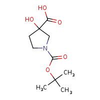 1-(tert-butoxycarbonyl)-3-hydroxypyrrolidine-3-carboxylic acid