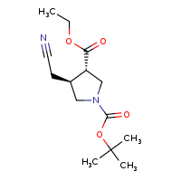 1-tert-butyl 3-ethyl (3S,4S)-4-(cyanomethyl)pyrrolidine-1,3-dicarboxylate