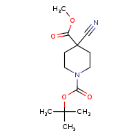 1-tert-butyl 4-methyl 4-cyanopiperidine-1,4-dicarboxylate