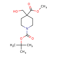 1-tert-butyl 4-methyl 4-(hydroxymethyl)piperidine-1,4-dicarboxylate