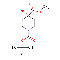 1-tert-butyl 4-methyl 4-hydroxypiperidine-1,4-dicarboxylate
