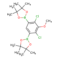 2-[2,4-dichloro-3-methoxy-5-(4,4,5,5-tetramethyl-1,3,2-dioxaborolan-2-yl)phenyl]-4,4,5,5-tetramethyl-1,3,2-dioxaborolane