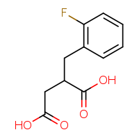 2-[(2-fluorophenyl)methyl]butanedioic acid