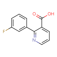 2-(3-fluorophenyl)pyridine-3-carboxylic acid