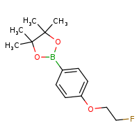 2-[4-(2-fluoroethoxy)phenyl]-4,4,5,5-tetramethyl-1,3,2-dioxaborolane