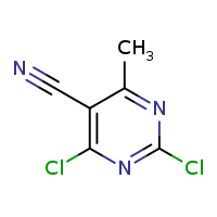 2,4-dichloro-6-methylpyrimidine-5-carbonitrile
