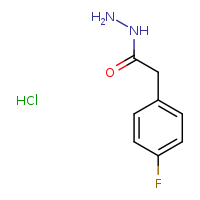 2-(4-fluorophenyl)acetohydrazide hydrochloride