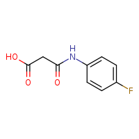 2-[(4-fluorophenyl)carbamoyl]acetic acid
