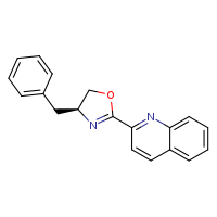 2-[(4S)-4-benzyl-4,5-dihydro-1,3-oxazol-2-yl]quinoline