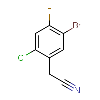 2-(5-bromo-2-chloro-4-fluorophenyl)acetonitrile