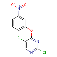 2,5-dichloro-4-(3-nitrophenoxy)pyrimidine