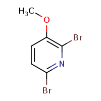 2,6-dibromo-3-methoxypyridine
