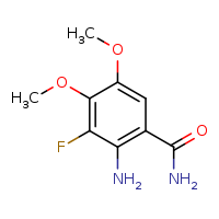 2-amino-3-fluoro-4,5-dimethoxybenzamide