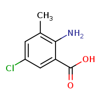 2-amino-5-chloro-3-methylbenzoic acid