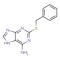 2-(benzylsulfanyl)-7H-purin-6-amine