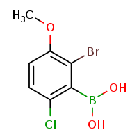 2-bromo-6-chloro-3-methoxyphenylboronic acid