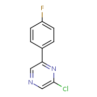 2-chloro-6-(4-fluorophenyl)pyrazine