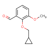 2-(cyclopropylmethoxy)-3-methoxybenzaldehyde