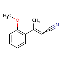 (2E)-3-(2-methoxyphenyl)but-2-enenitrile
