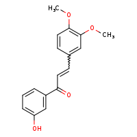 (2E)-3-(3,4-dimethoxyphenyl)-1-(3-hydroxyphenyl)prop-2-en-1-one