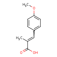 (2E)-3-(4-methoxyphenyl)-2-methylprop-2-enoic acid