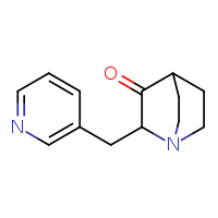 2-(pyridin-3-ylmethyl)-1-azabicyclo[2.2.2]octan-3-one