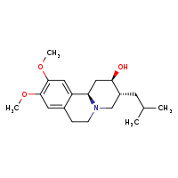 (2R,3R,11bR)-9,10-dimethoxy-3-(2-methylpropyl)-1H,2H,3H,4H,6H,7H,11bH-pyrido[2,1-a]isoquinolin-2-ol